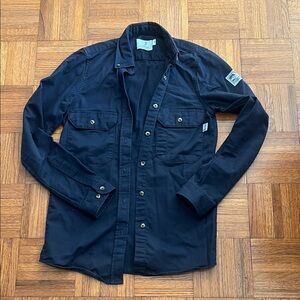 Tyndale flame resistant USA shirt blue XS